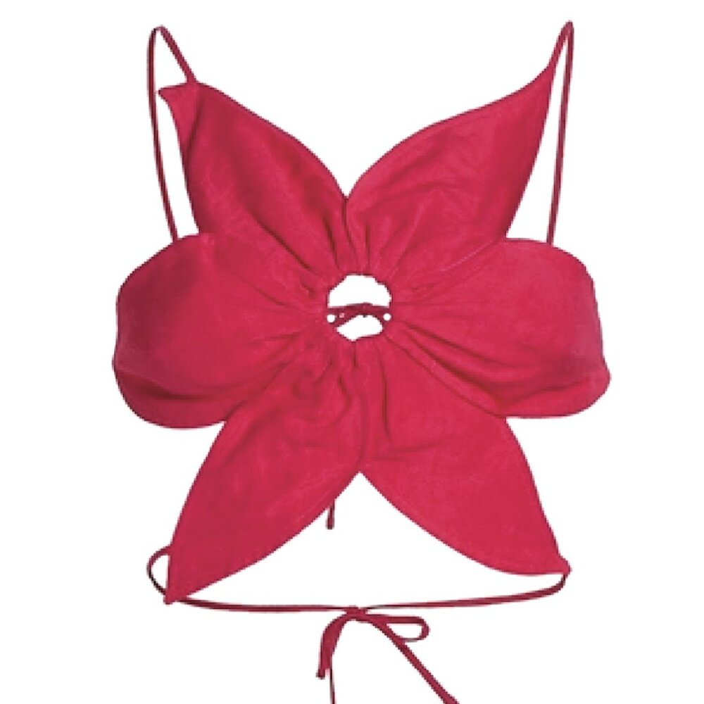 Cult Gaia Rachel Top in Camellia XS NWOT